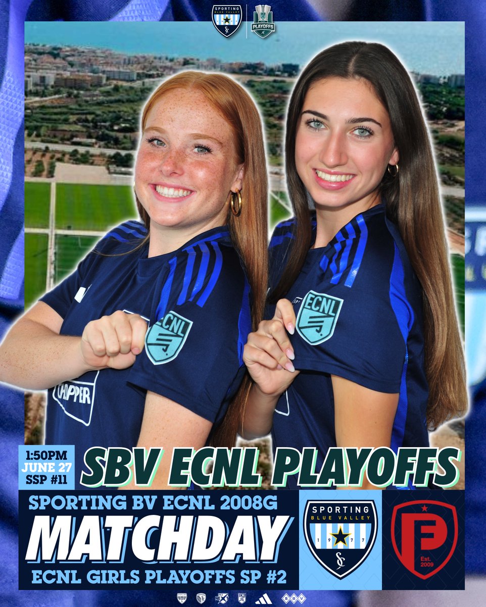 💠 SBV ECNL stage play #2 today for our 2008 ladies! Good luck girls, we're rooting for you 💪

Let's go, SBV!