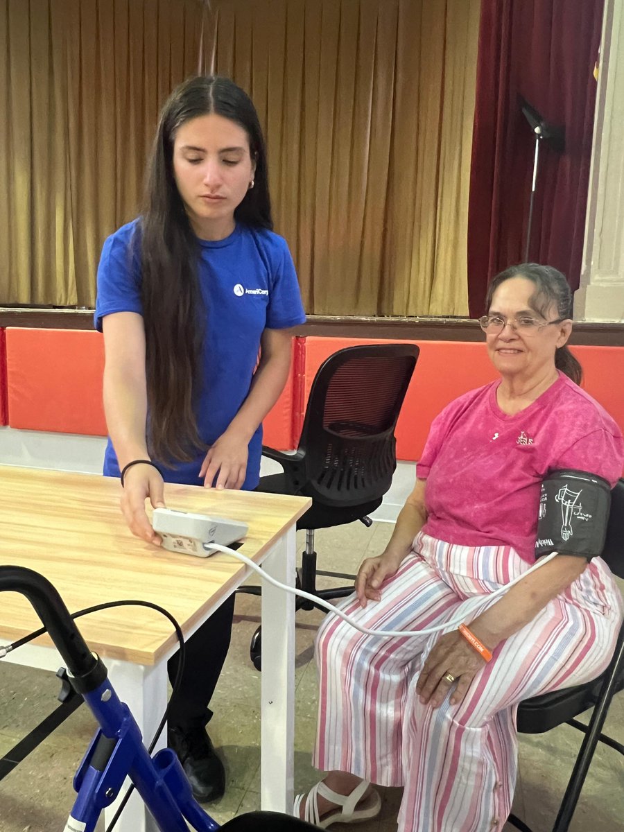 AmHeartOhio's tweet image. Fighting the silent killer💪🩺 This week, we installed a blood pressure hub at The Alliance Commons. Now, community members can check their numbers for free to take charge of their heart health🧠💓