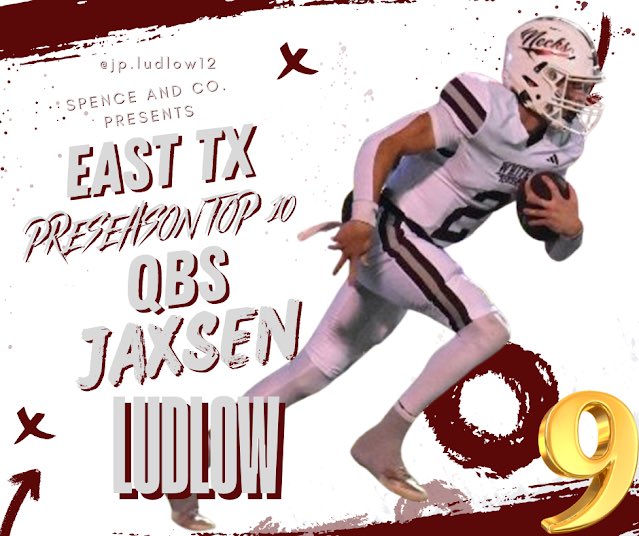 SpenceandCoPod's tweet image. 2025 East Texas Preseason Top 10 QBS:
READ:
thegarden55.blogspot.com/2025/06/spence…
WATCH: facebook.com/share/v/12MnSi…
10. @GranberryCJ2
9. @JaxsenLudlow
8. @AlHenderson03
7. @nzeek05