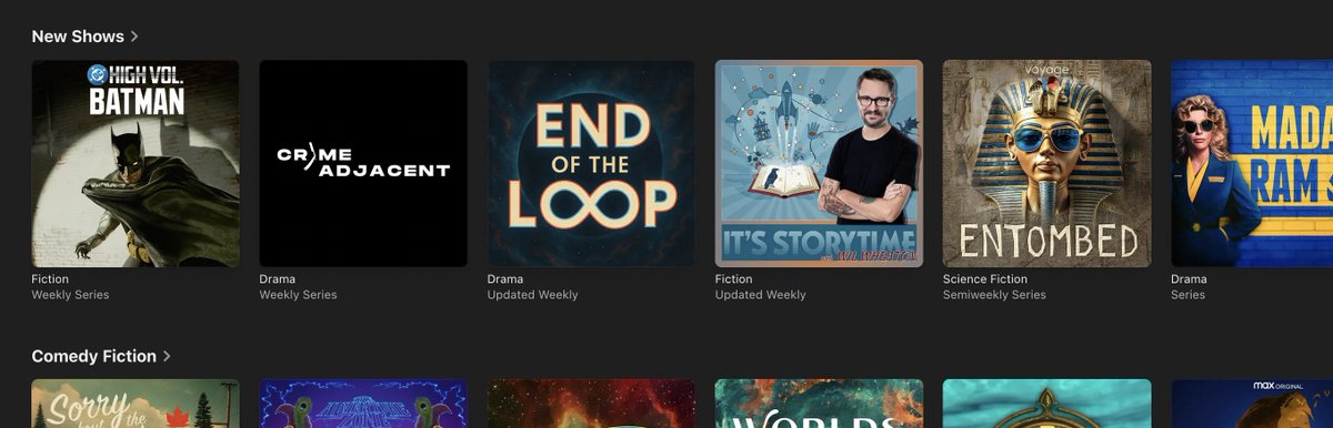 tinkmediaco's tweet image. Such a treat to see our client, Crime Adjacent, featured on — not one, not two — but three @ApplePodcasts lists in Canada✨
Listen here: podcasts.apple.com/us/podcast/cri…