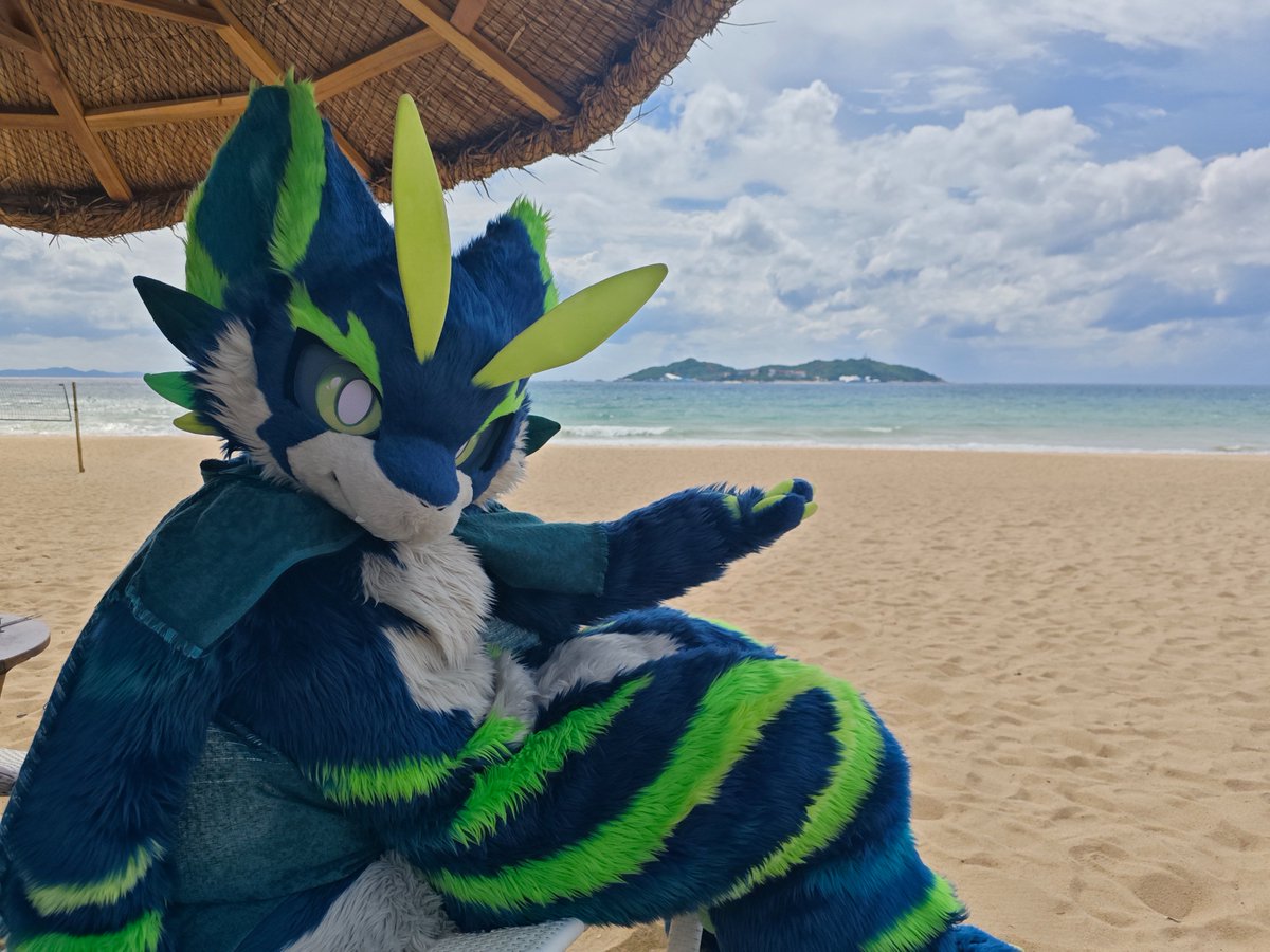 #FursuitFriday 
是海岛耶
An island on the sea yeeee
📸： <a href="/tBHxq3oVN6YK2Og/">是剑钢的剑钢</a>