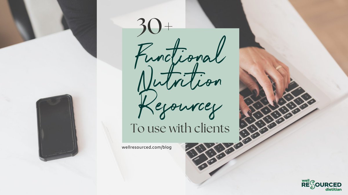 Dietitians, functional nutritionists and fitness pros – are your clients looking for support when it comes to food sensitivities and intolerances? Help them find relief and answers: wellresourced.com/functional-nut…