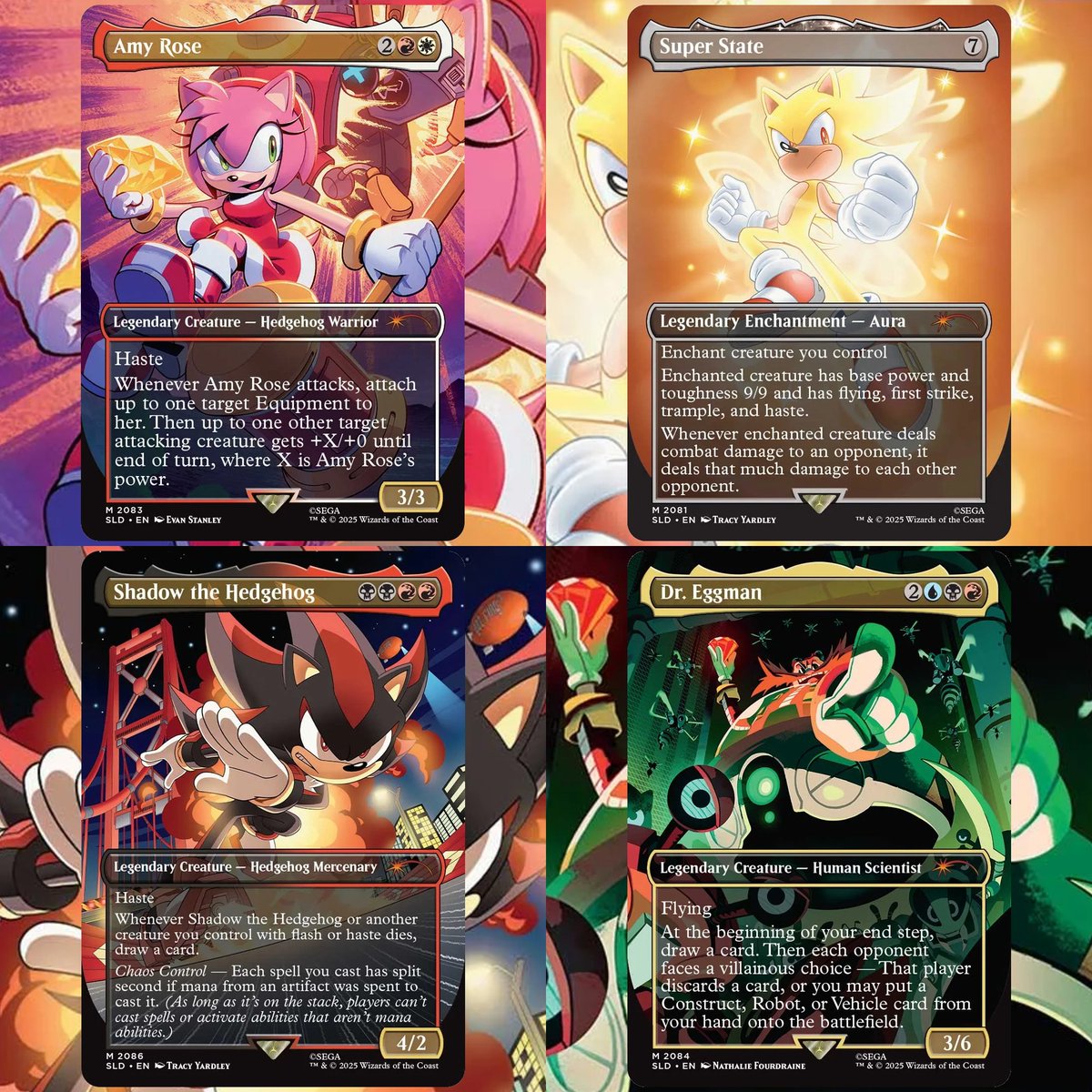 【MTG】SECRETLAIR x SONIC THE HEDGEHOG　4個 MTG】SECRETLAIR x SONIC THE HEDGEHOG 4個
