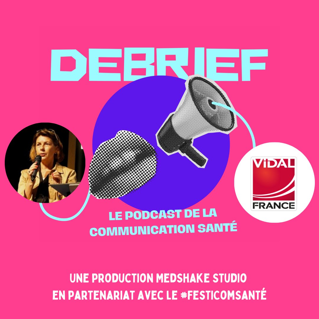 Dominique NOEL (@noeldominique) on Twitter photo ❤️Conseil de Podcast du WE
🎙️Cécile Carron de la Carrière - <a href="/VidalActus/">Vidal Actus</a> "Comment communiquer avec les jeunes médecins ?".
🎧 Podcast Debrief partenariat <a href="/medshakestudio/">MedShake Studio</a> X #FestiComSanté
podcastics.com/podcast/episod…
#FestiComSanté #Communication #medecin #podcast #podcastsanté ❤️Conseil de Podcast du WE
🎙️Cécile Carron de la Carrière - <a href="/VidalActus/">Vidal Actus</a> "Comment communiquer avec les jeunes médecins ?".
🎧 Podcast Debrief partenariat <a href="/medshakestudio/">MedShake Studio</a> X #FestiComSanté
podcastics.com/podcast/episod…
#FestiComSanté #Communication #medecin #podcast #podcastsanté