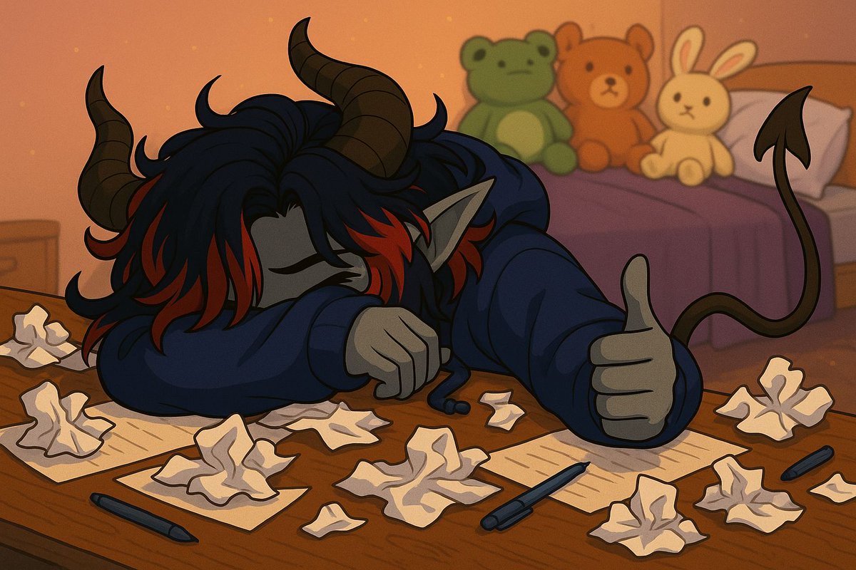 Still fighting the sick, but planning to stream tomorrow because apparently I thrive on bad ideas. 🫠✨

Come watch a chaos gremlin at 8 AM MST try to game through brain fog and questionable life choices. 
twitch.tv/moctide 
#Twitch #Streamer #BrainFog #ChaosCrew