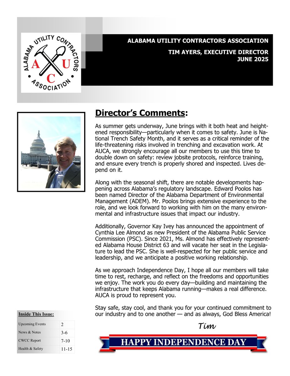 AUCA Newsletter - June 2025
conta.cc/4l3ZMW7