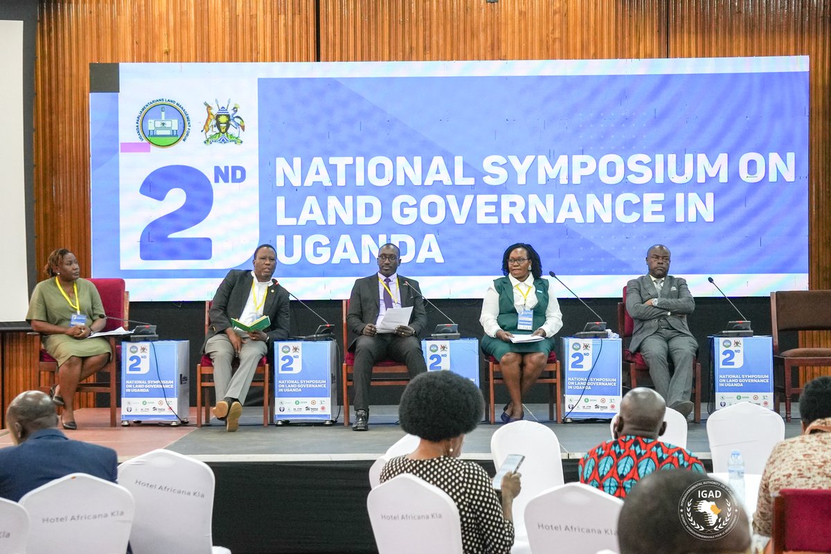 🌍💪 #IGAD joins Uganda’s 2nd Parliamentary Symposium on Land Governance!

The symposium, organised by the #Uganda Parliamentarian Land Management Forum, provides a vital platform to advance discussions on women’s land rights, strengthen land governance, and promote sustainable,