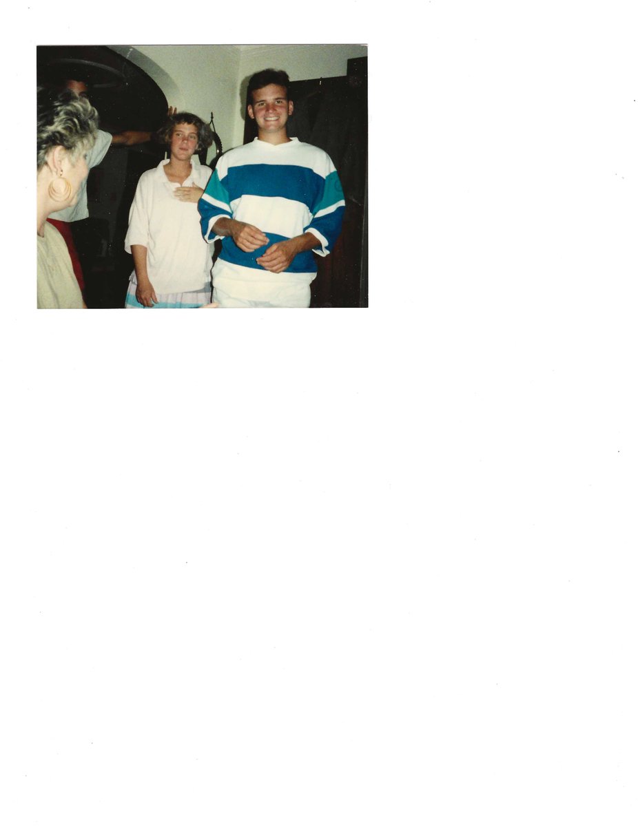 TheUnRedacted1's tweet photo. Me and Kim, 1987 https://t.co/upzJ0EacqM