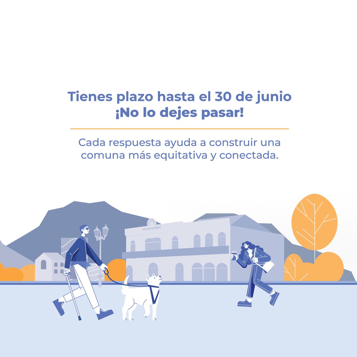 📢 ¡Taltal decide su futuro y tú eres parte!

⏳ ¡Últimos días para responder la encuesta ciudadana del PIIMEP!

Prioriza proyectos en movilidad y espacio público, y propone nuevas ideas 🌳🛣️

📅 Disponible hasta el 30 de junio
📲 Responde aquí 👉 lnkd.in/ee5KRrSc