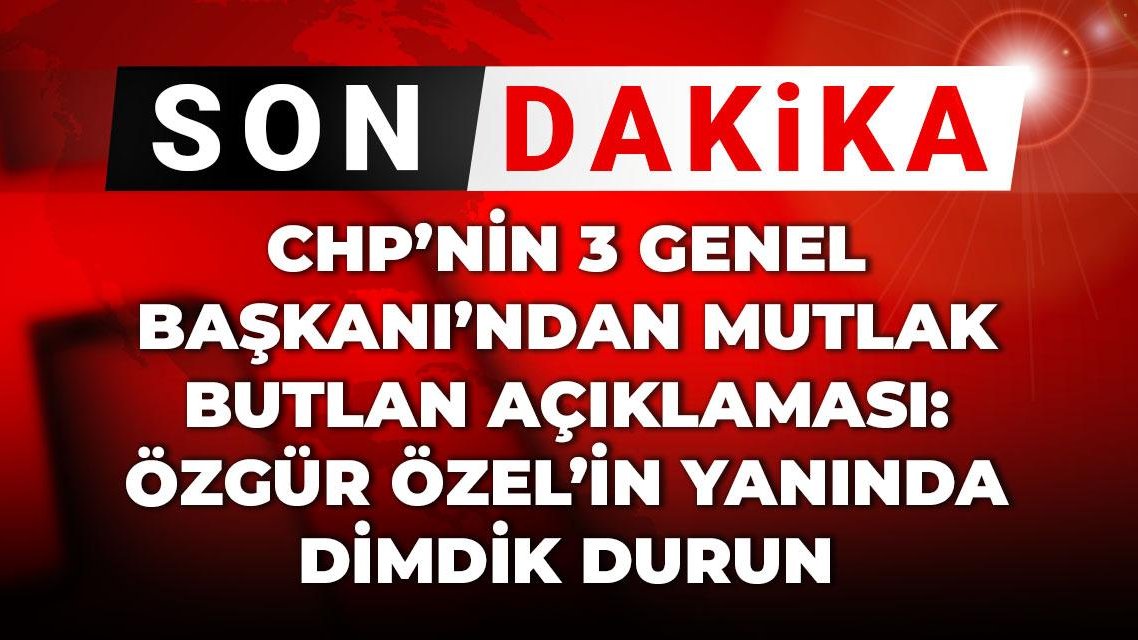 #SONDAKİKA | CHP'li üç genel başkandan bildiri: Özel'in yanında dimdik durun
halktv.com.tr/siyaset/son-da…