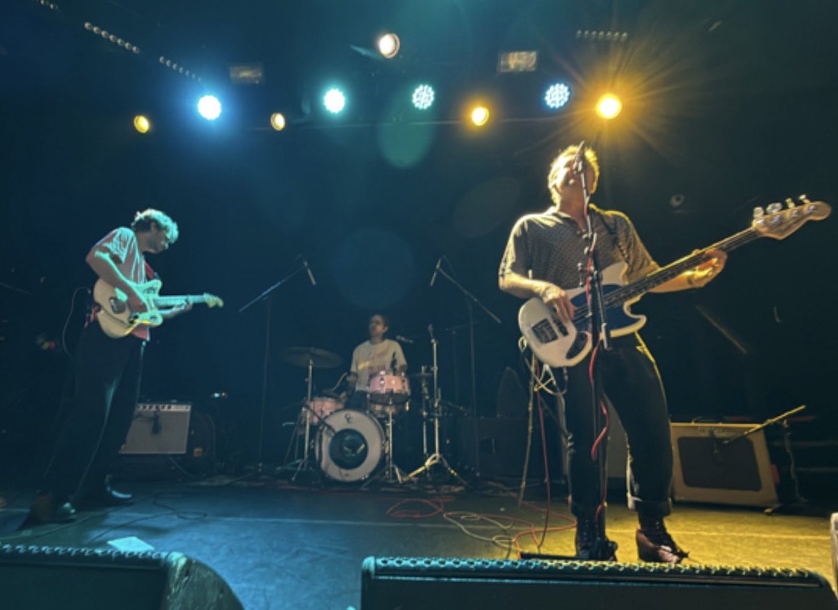 bobby_steiner8's tweet photo. The Bug Club w/ Omni @ Bowery Ballroom (6/26/25) with @dspair13. Two incredibly fun bands, high-octane riffs and killer basslines for 2.5 hours. Bug Club had one of the best albums of last year imo and their latest album is just as good. Once again, buy stock in these guys ASAP. https://t.co/4Hnx5DACEt