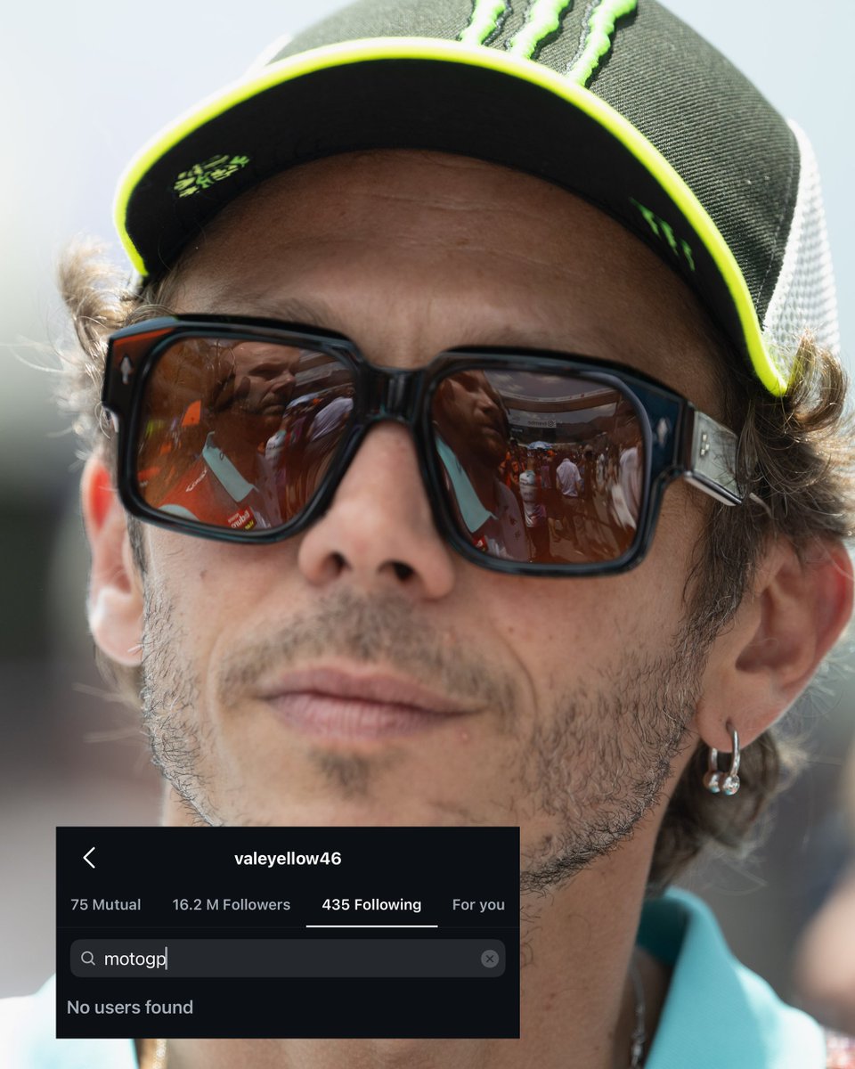 Interesting to note - Valentino Rossi has unfollowed #MotoGP on both X and Instagram... 🤔