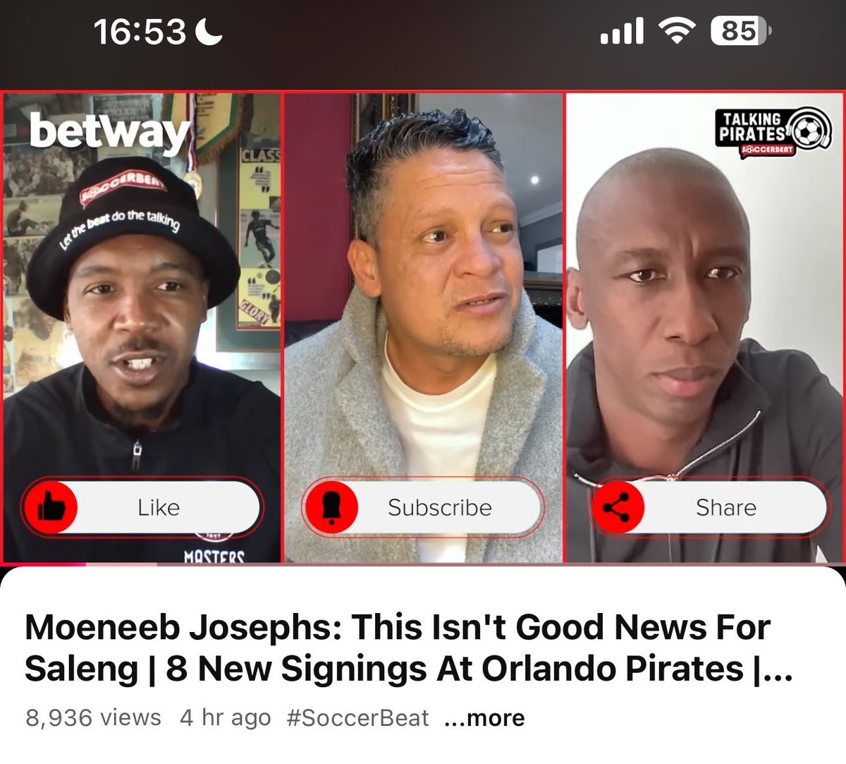 ZukzFranco's tweet photo. Come on guys let’s subscribe @SoccerBeatZA on YouTube to reach the 50K mark (not Mayambela) https://t.co/3RjFd4hsJi
