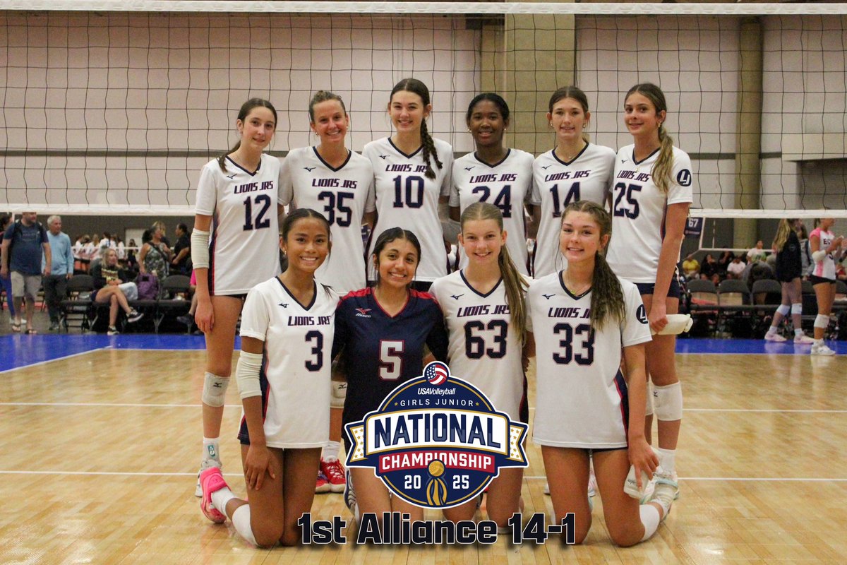 Natalie Flores (@nataliefloresvb) on Twitter photo GJNC 2025 - Day 3 Schedule @ Court 25
Day 1 : 2-0
Day 2 : 3-0
Day 3 โฌ๏ธ
10AM - vs 915 14 Hill - Court 25
12PM - vs Excel 14 Natl Red - Court 25
<a href="/1stAllianceVBC/">1st Alliance VBC</a> <a href="/usavolleyball/">USA Volleyball</a>
<a href="/PrepDig/">Prep Dig ๐</a> <a href="/prepdigil/">Prep Dig Illinois</a>
<a href="/VBCoachBruno/">Coach Brunoโจ๐</a> <a href="/PrepDigHayden/">PrepDig Hayden</a> <a href="/PrepDigChris/">Chris Fitzgerald</a> <a href="/coachable247/">Coachable247</a> <a href="/CoachMikeDZ/">Michael DeLeon</a> GJNC 2025 - Day 3 Schedule @ Court 25
Day 1 : 2-0
Day 2 : 3-0
Day 3 โฌ๏ธ
10AM - vs 915 14 Hill - Court 25
12PM - vs Excel 14 Natl Red - Court 25
<a href="/1stAllianceVBC/">1st Alliance VBC</a> <a href="/usavolleyball/">USA Volleyball</a>
<a href="/PrepDig/">Prep Dig ๐</a> <a href="/prepdigil/">Prep Dig Illinois</a>
<a href="/VBCoachBruno/">Coach Brunoโจ๐</a> <a href="/PrepDigHayden/">PrepDig Hayden</a> <a href="/PrepDigChris/">Chris Fitzgerald</a> <a href="/coachable247/">Coachable247</a> <a href="/CoachMikeDZ/">Michael DeLeon</a>