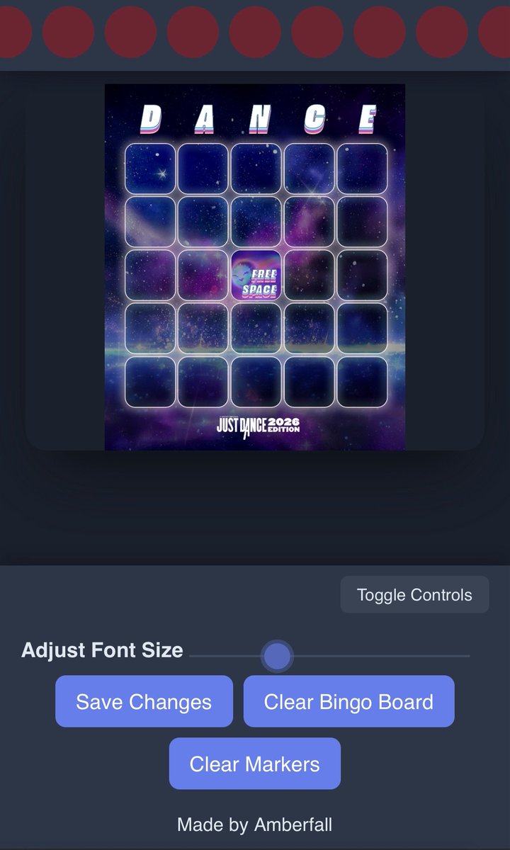 Today is #NationalBingoDay, so let's celebrate with a Just Dance 2026 Edition bingo card! What are you hoping for, or what are you expecting out of the next game?

Create/keep track of your own with this specially made template website!
🔗: jdbingo.pages.dev