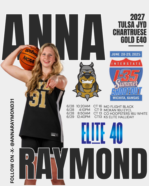 Anna Raymond (@annaraymond31) on Twitter photo Ready to compete! Would love for some coaches to come and watch this team! <a href="/MACU_WBB/">MACU Women’s Basketball</a> <a href="/UCOWBB/">UCO Women's Basketball</a> <a href="/jbuwbasketball/">JBU Women's Basketball</a> <a href="/PGHOklahoma/">Prep Girls Hoops Oklahoma</a> <a href="/coachjvick1/">Coachjvick (new)</a> <a href="/OKHoopsReport/">OKHoopsVideo</a> <a href="/OBU_WBBall/">OBU Women’s Basketball</a> <a href="/JYDBasketball/">Tulsa JYD Girls Basketball Club</a> Ready to compete! Would love for some coaches to come and watch this team! <a href="/MACU_WBB/">MACU Women’s Basketball</a> <a href="/UCOWBB/">UCO Women's Basketball</a> <a href="/jbuwbasketball/">JBU Women's Basketball</a> <a href="/PGHOklahoma/">Prep Girls Hoops Oklahoma</a> <a href="/coachjvick1/">Coachjvick (new)</a> <a href="/OKHoopsReport/">OKHoopsVideo</a> <a href="/OBU_WBBall/">OBU Women’s Basketball</a> <a href="/JYDBasketball/">Tulsa JYD Girls Basketball Club</a>