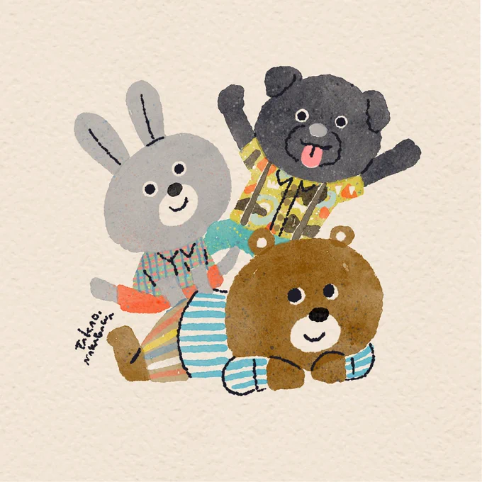 #見た人もなにか無言で3人組をあげる