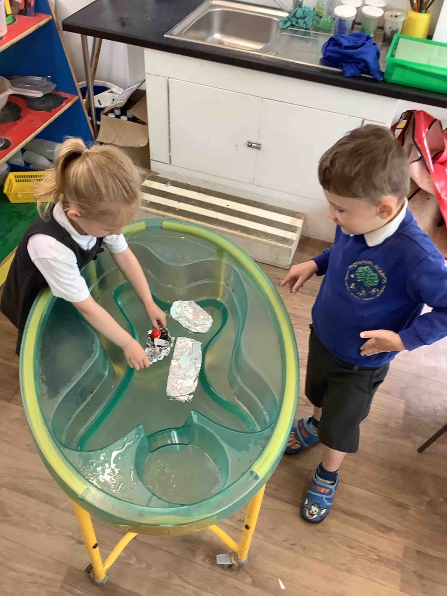 🚢 A fantastic week in Nursery exploring boats! We tested what floats/sinks &amp; which materials are waterproof, then designed and built our own boats—putting them to the test! 🧠🛠️💦 #EarlyYears #STEM #LearningThroughPlay