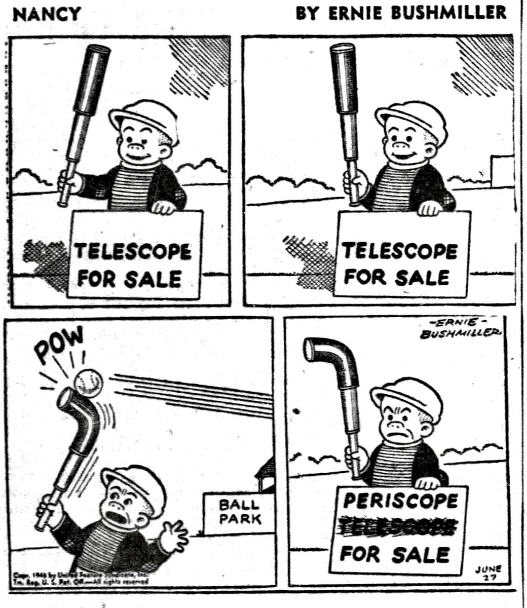 Nancy By Ernie Bushmiller 
June 27,1946