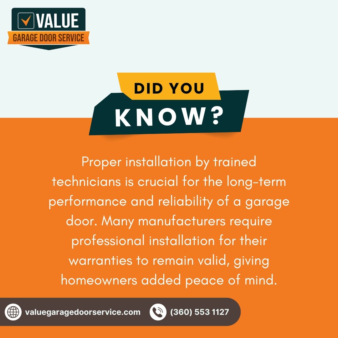 valuegarageds's tweet image. Did you know that incorrect garage door installation can pose serious safety risks? Value Garage Door Service ensures that every component is perfectly aligned and secured, guaranteeing safe operation.

#ValueGarageDoorService
#VGDS
#GarageDoorRepair
#GarageDoorService