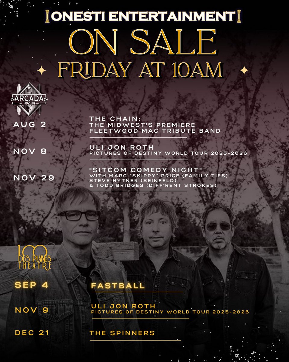 Check out what we have going on sale NOW!

🎟 Get tickets at 👉 hubs.ly/Q03tF7F30 

#OnSale #GetYourTickets