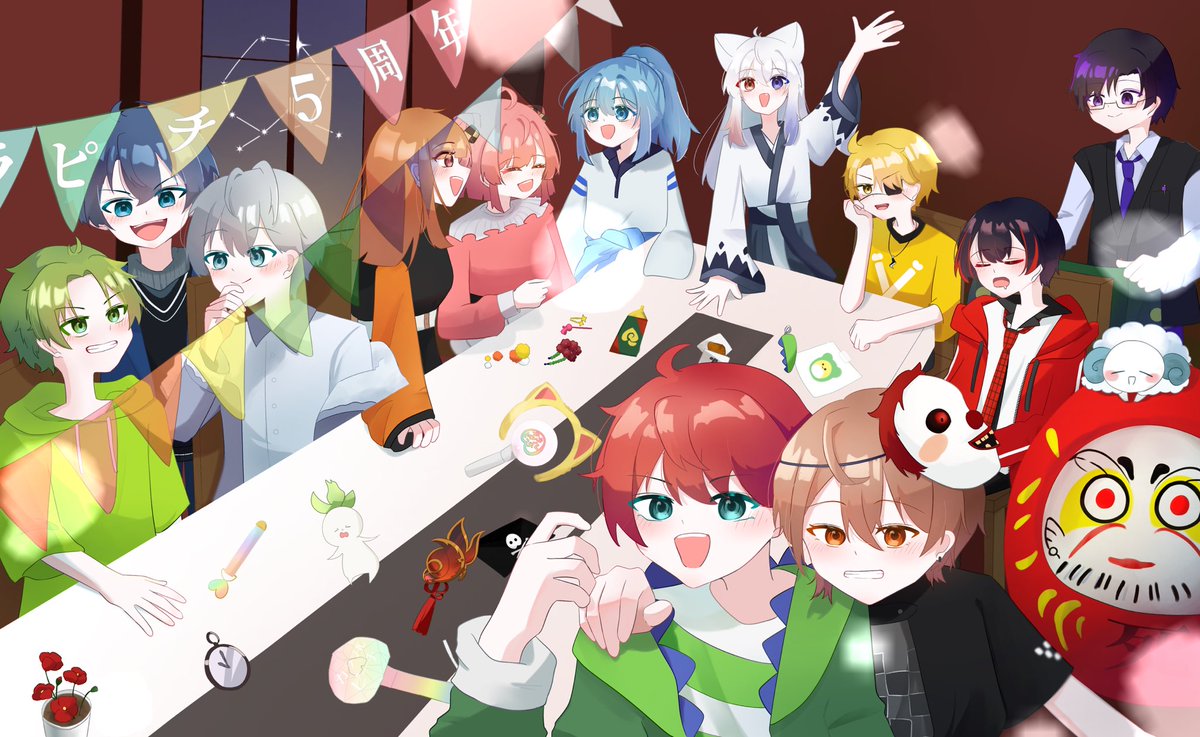 ❤︎︎︎︎┈┈┈┈┈┈┈┈┈┈┈┈┈┈┈❤︎ カラフルピーチ5周年