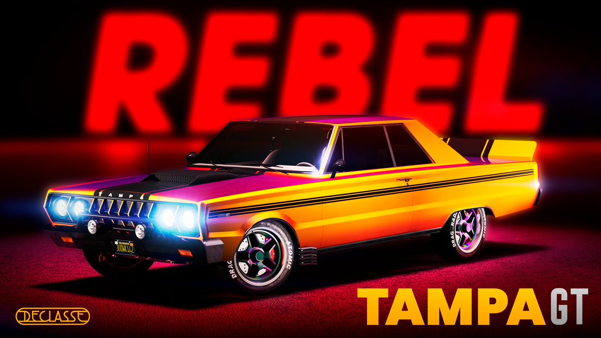 RockstarGames's tweet photo. Outmaneuver adversaries in the Annis Minimus (Sedan), get low with the Declasse Walton L35 Stock (Off-Road), or master the mid-life crisis with the Declasse Tampa GT (Muscle).

All new in GTA Online this week: https://t.co/QaK8IZbJPu https://t.co/0nKFHiGeTH