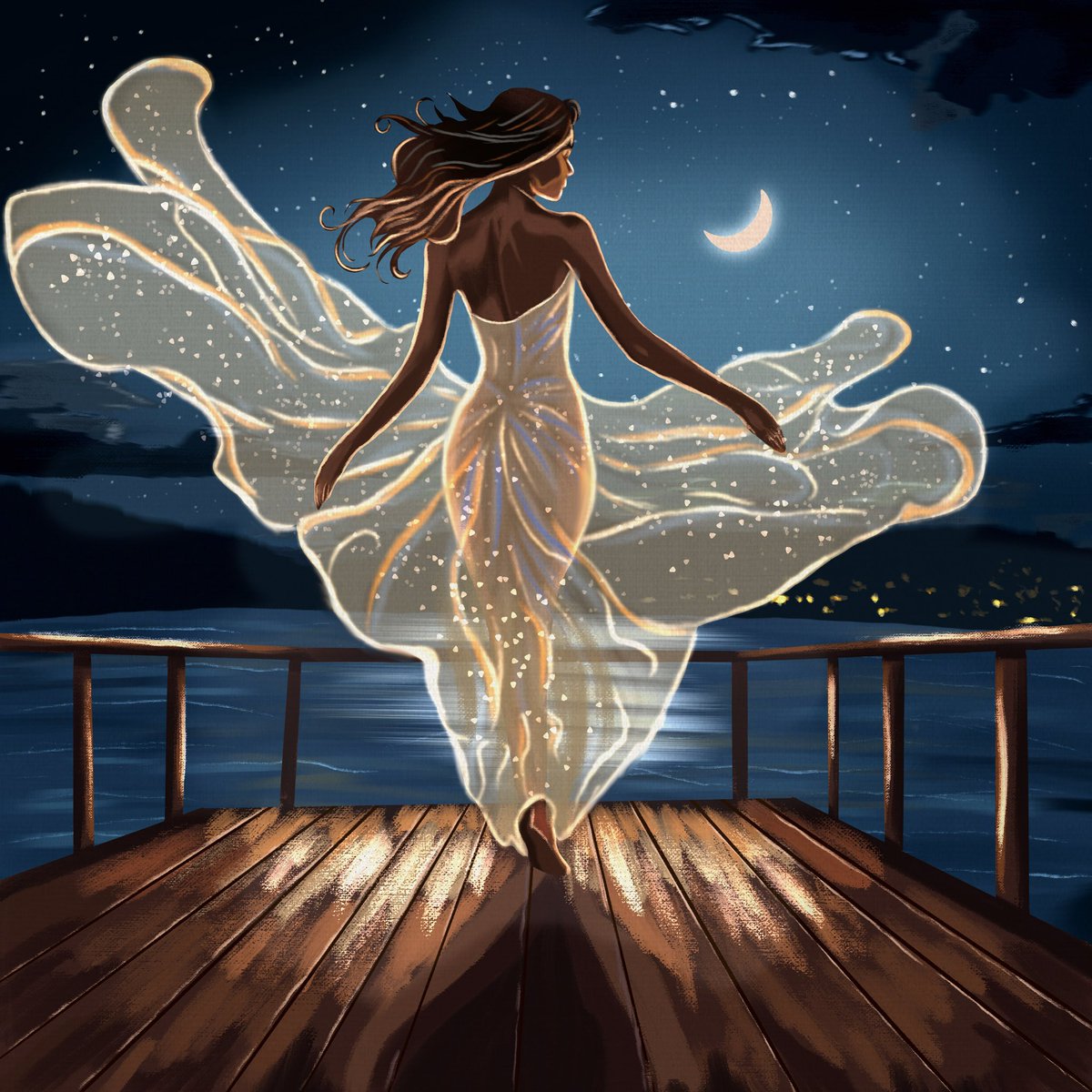 ❤️New drop❤️

 «Dance under the moon»

In the rays of the moon, in the shine of the stars, we dance under the moon. And I want this fairy tale to never end. After all, everything is possible in this world…

🌙 5/5
🌙 7 XTZ

skurpy.com/marketplace/co…