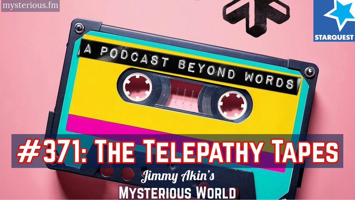 mys_world's tweet image. Telepathy among non-speaking autistic kids? @JimmyAkin3000 Akin and @bettnet unpack the claims from the #1 podcast The Telepathy Tapes, from spelling boards to psychic abilities, how credible are the claims that are made? mysterious.fm/371