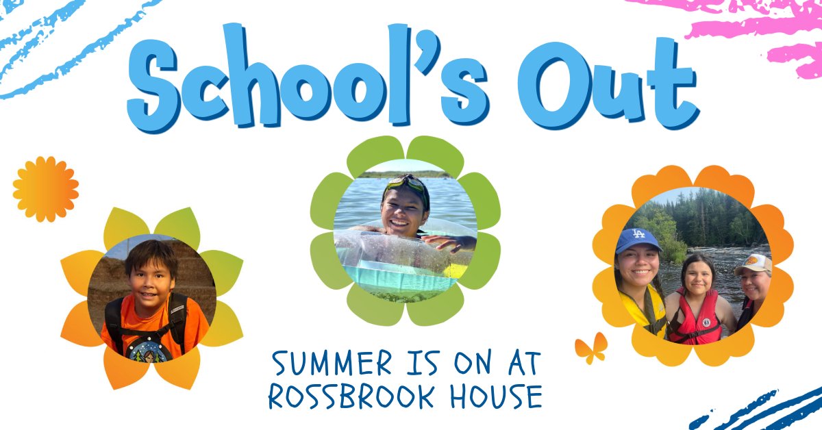 Here we go! School’s out &amp; summer fun begins. Here’s hoping that everyone had a good school year. The doors of <a href="/Rossbrook/">Rossbrook House</a> will remain open, 24 hours each day. Children &amp; youth, ages 6 to 24, can drop in for meals, activities &amp; a safe place to be. Happy #summer!
 #open24hours