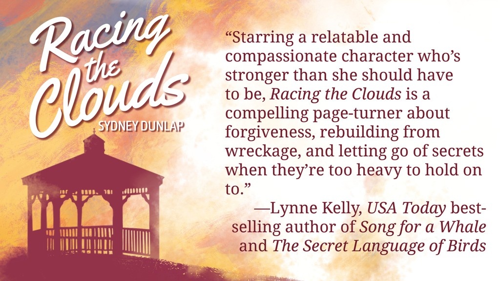 Jolly Fish Press (@jollyfishpress) on Twitter photo “...RACING THE CLOUDS is a compelling page-turner about forgiveness, rebuilding from wreckage, and letting go of secrets when they’re too heavy to hold on to.” —Lynne Kelly, author of SONG FOR A WHALE
RACING THE CLOUDS by <a href="/SydneyDunlap16/">Sydney Dunlap</a> is out now!
northstareditions.com/jolly-fish-pre… “...RACING THE CLOUDS is a compelling page-turner about forgiveness, rebuilding from wreckage, and letting go of secrets when they’re too heavy to hold on to.” —Lynne Kelly, author of SONG FOR A WHALE
RACING THE CLOUDS by <a href="/SydneyDunlap16/">Sydney Dunlap</a> is out now!
northstareditions.com/jolly-fish-pre…