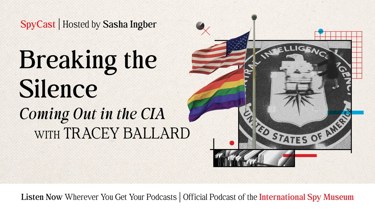 A new SpyCast episode is out! 🚨🎧

In 1988, during a routine polygraph exam, CIA officer Tracey Ballard told her examiner, "I'm a lesbian." At a time when being gay could end your career, especially in intelligence, Tracey's honesty launched her into uncharted territory. Her