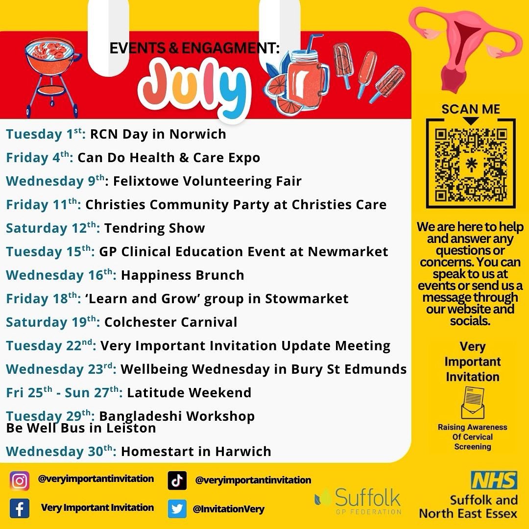 Very Important Invitation - Cervical Screening tweet media