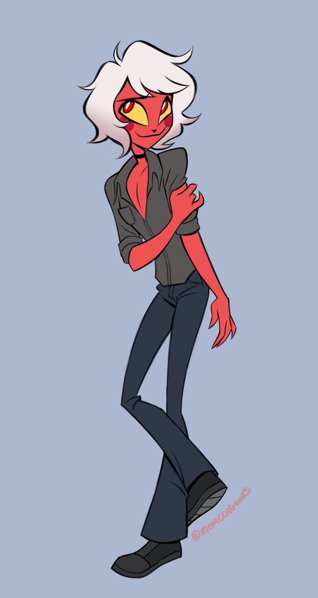 HazmatWithAHat (@hazmatwithahat) on Twitter photo "H-How do I look? Do you like it?"
(Artwork done by: <a href="/memcodraws/">Melissa Cousineau ๐๐ณ๏ธโ๐</a>)
#HazbinHotel #HazbinHotelOC "H-How do I look? Do you like it?"
(Artwork done by: <a href="/memcodraws/">Melissa Cousineau ๐๐ณ๏ธโ๐</a>)
#HazbinHotel #HazbinHotelOC