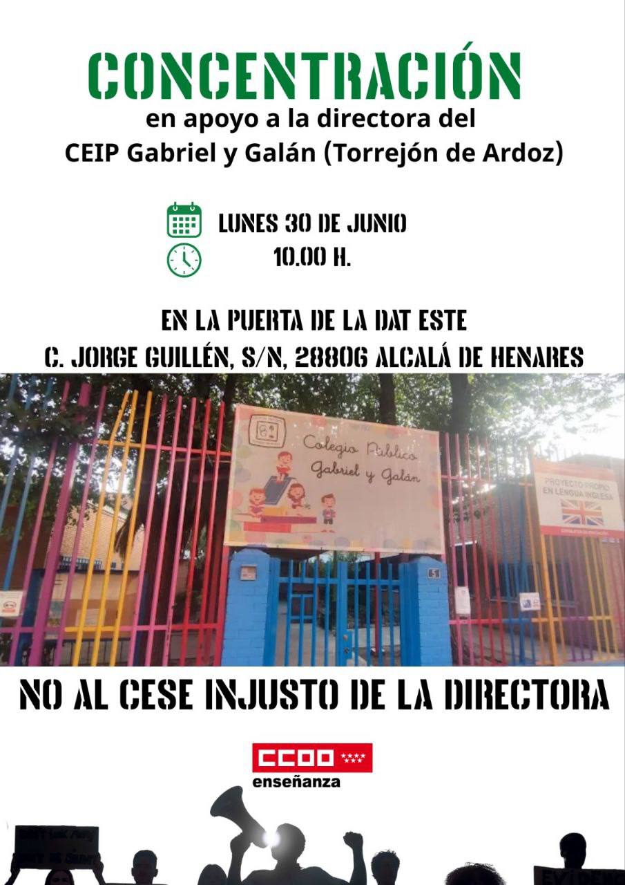 Foto cedida por CCOO Madrid