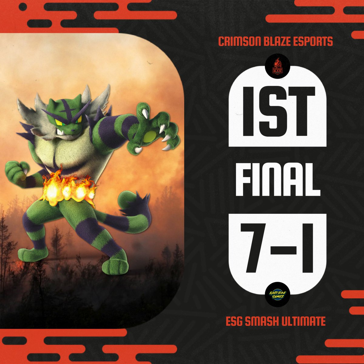 Eyes Of The Storm Esports (@eotsesports) on Twitter photo Last Night <a href="/6AMSSB/">Tom 6am Monet (BLZE)</a> Competed In ESG Smash Ultimate Weekly.
What A Performance He Had Going 7-1 Overall And Able To Take Home 1st Place!
Losing To Scot In Winners Semi-Final But Came Back From Losers Then Wins Vs Scot In The Grand Final And Grand Final Reset!
#SmashBros #esports Last Night <a href="/6AMSSB/">Tom 6am Monet (BLZE)</a> Competed In ESG Smash Ultimate Weekly.
What A Performance He Had Going 7-1 Overall And Able To Take Home 1st Place!
Losing To Scot In Winners Semi-Final But Came Back From Losers Then Wins Vs Scot In The Grand Final And Grand Final Reset!
#SmashBros #esports