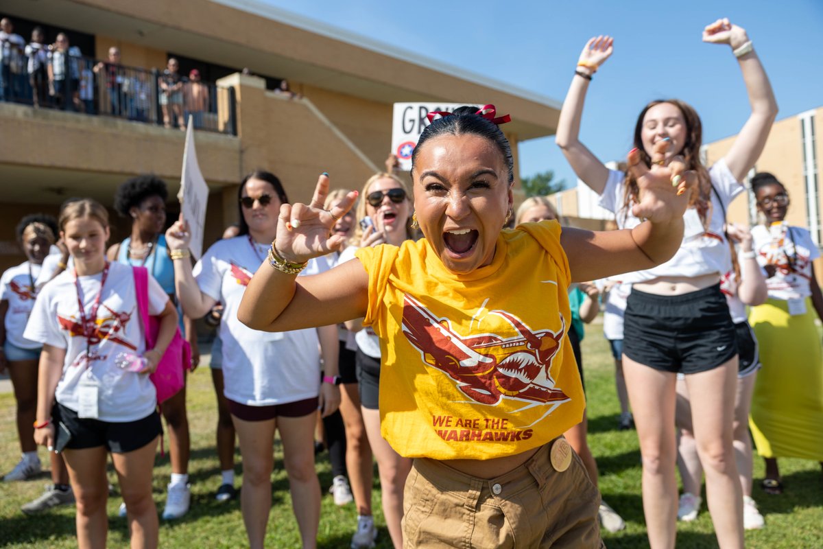 ULM_Official's tweet image. Our new Warhawks are one step closer to kicking off their first semester of college! Drop a #TakeFlight in the comments below if you were at PREP this week! 🦅
For more photos, go to bit.ly/44lKXXt 📸
#FreshmanOrientation #TalonsOut #ClassOf2029