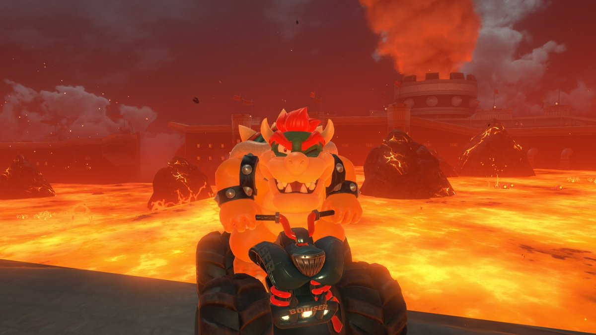 xRyuAsh's tweet image. A royal tour of Bowser's glorious land.
I'm so in love with exploring his part of the world. 🥰❤️🔥
#NintendoSwitch2 #MarioKartWorld