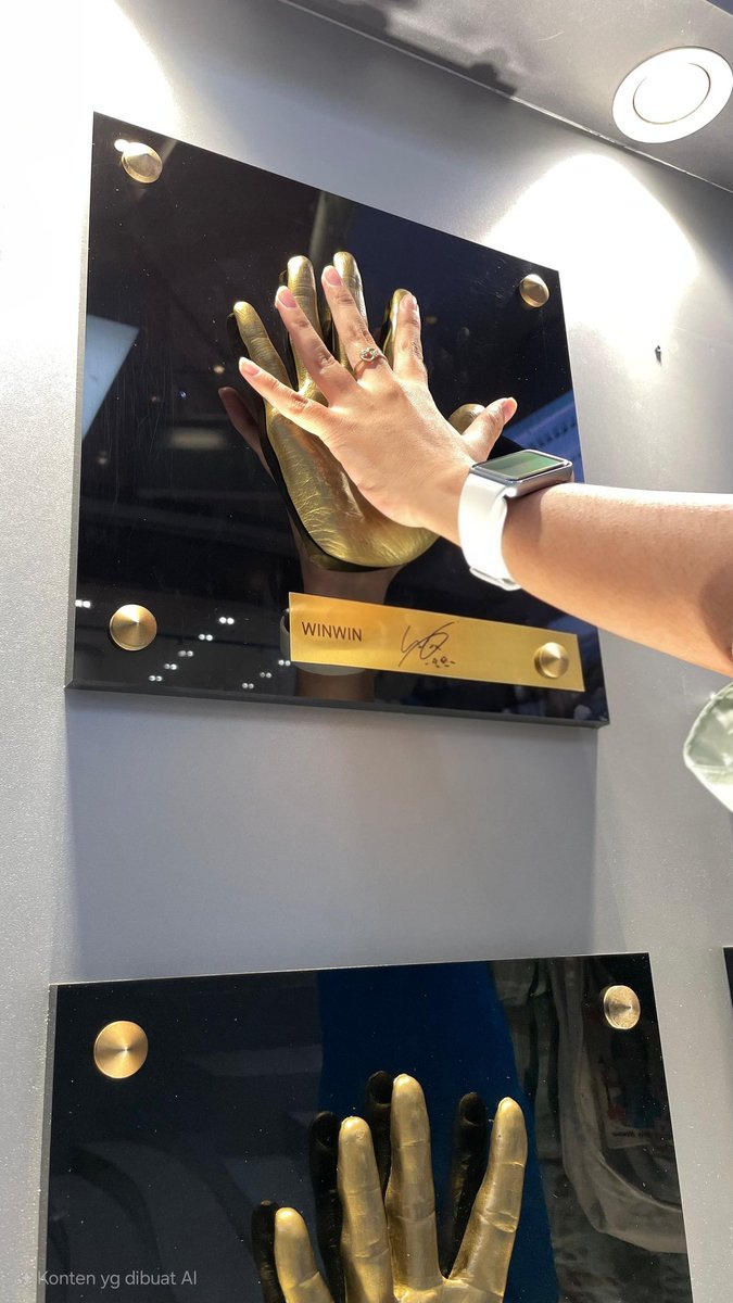 User winwin foto sama tangan winwin 😇