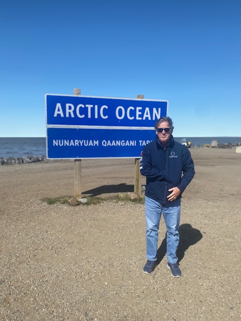 <a href="/braidingknowldg/">Braiding Knowledges / Renouer les savoirs Canada</a> was proud to be a Gold Partner at the Arctic Development Expo in Inuvik, NT!
Thanks to everyone who stopped by our booth. 
Pictured: Chas Filipski, Stakeholder Liaison Manager.
🔗 hubs.la/Q03tQvhc0