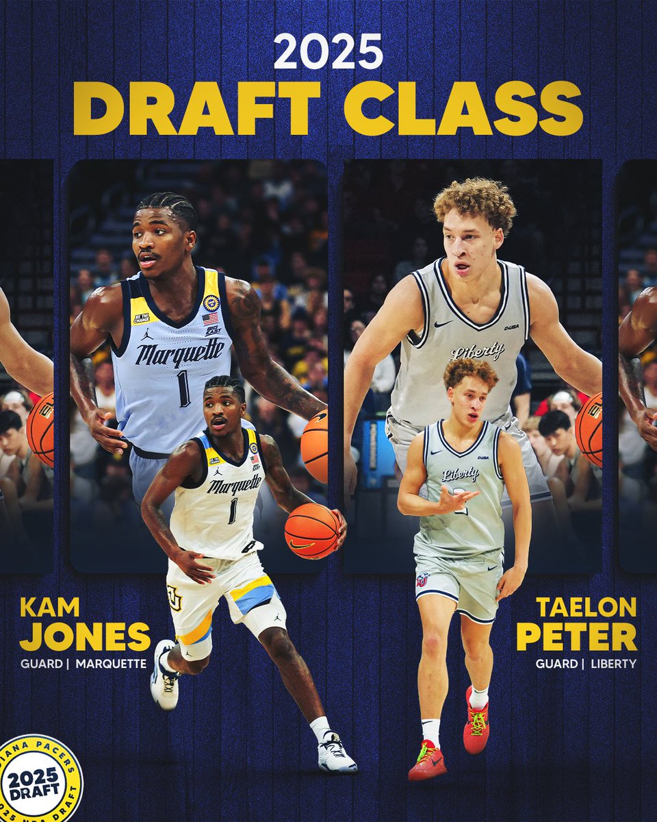 our 2025 draft class 🙌

#GoldOnTheClock