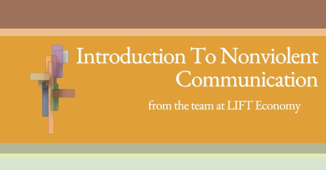 "We have a Free Introduction to Nonviolent Communication session on July 21st, 2025 — don't miss out! 📣✨

In this free intro, you will get a taste of how Nonviolent Communication can aid in more effective, genuine interactions. 

Register ➡️ go.lifteconomy.com/culture-offeri…