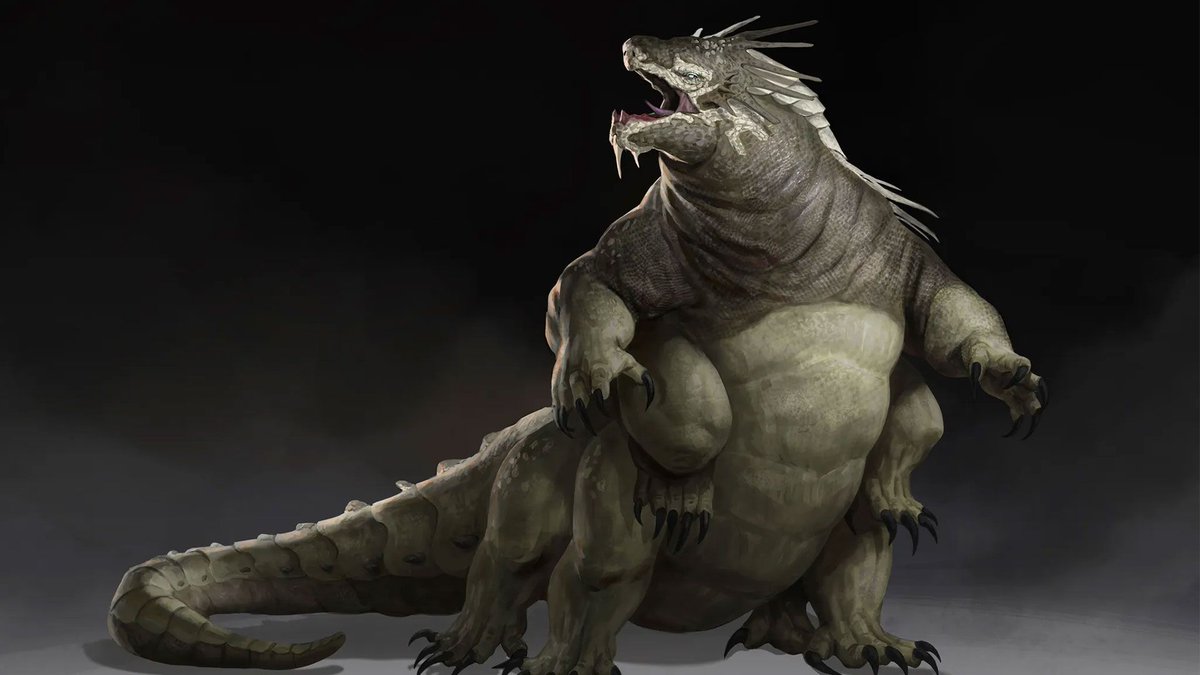 tct_adventures's tweet image. 3️⃣ Classic Monster - The Basilisk 👁️
Homebrew monsters are one thing, but Solasta wouldn't be Solasta without its share of classic fantasy monsters! Beware, the Basilisk's petrifying gaze can make short work of a unprepared party!