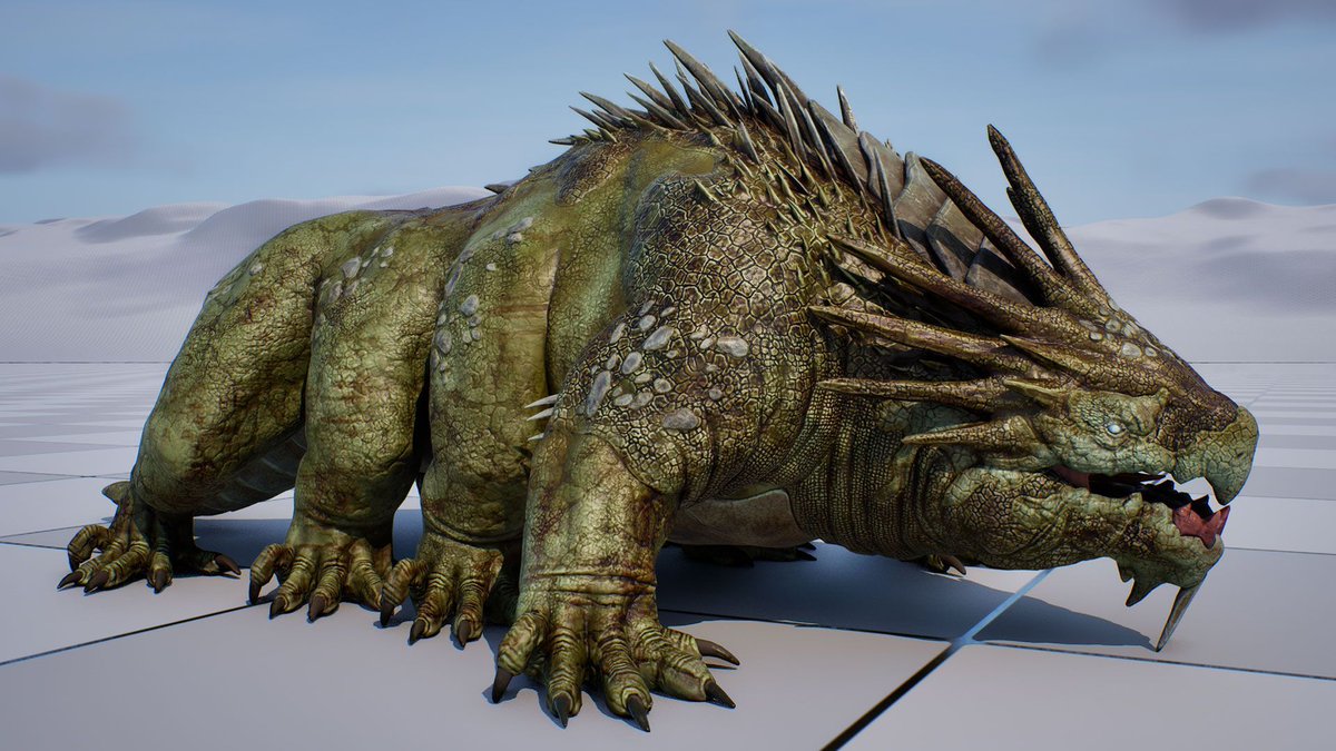 tct_adventures's tweet image. 3️⃣ Classic Monster - The Basilisk 👁️
Homebrew monsters are one thing, but Solasta wouldn't be Solasta without its share of classic fantasy monsters! Beware, the Basilisk's petrifying gaze can make short work of a unprepared party!