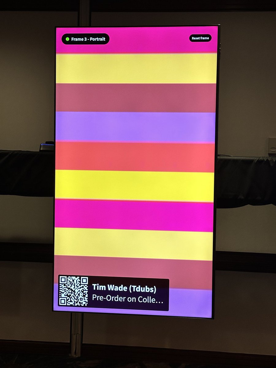 pordals_'s tweet image. Gm! 🟧
Surprised to see @NFT_NYC
Added a second piece of ours to the gallery!
We had such a great time! Thank you to all the staff organizers @WingDude of #onehub for facilitating all the artists and making us feel welcome!