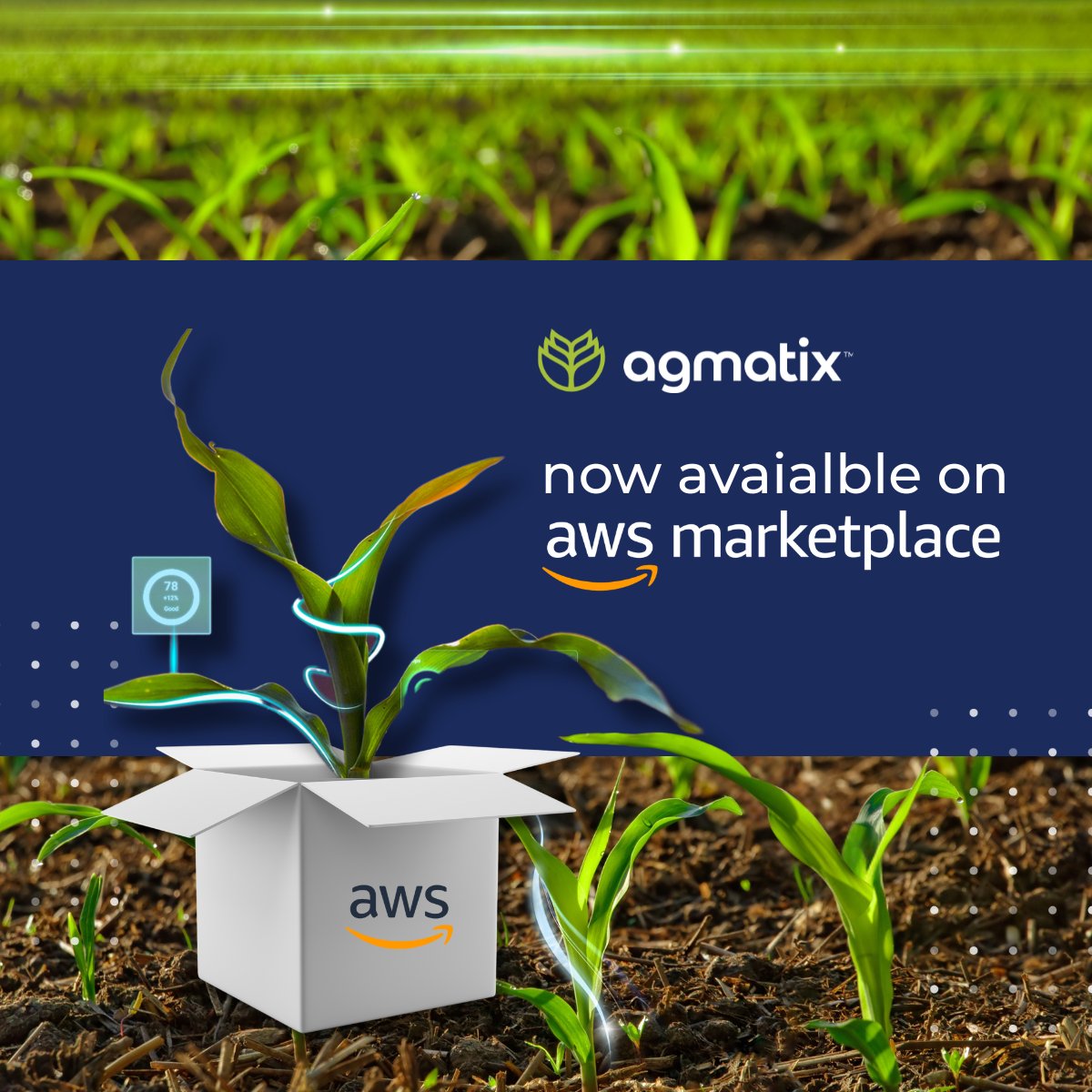 We are excited to share that Agmatix is now available on 𝗔𝗪𝗦 𝗠𝗮𝗿𝗸𝗲𝘁𝗽𝗹𝗮𝗰𝗲 giving enterprise customers fast, frictionless access to our agronomic data platform. 𝗚𝗲𝘁 𝘀𝘁𝗮𝗿𝘁𝗲𝗱 𝗵𝗲𝗿𝗲 &gt;&gt; hubs.li/Q03v0Z690