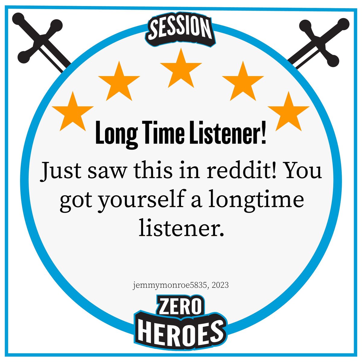 Session0Heroes's tweet photo. A huge shoutout to jemmymonroe5835, and their awesome review they dropped us! Welcome to the SZH family! If you want to join the fun, just drop us a follow here as well as wherever you stream your podcasts!
#NewListener #WelcomeToTheCrew #TTRPG #PodcastLove #SessionZeroHeroes https://t.co/PnyeZtYwIh