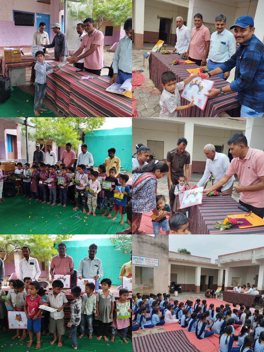 આજરોજ કન્યા કેળવણી મહોત્સવ અને શાળા પ્રવેશોત્સવ નિમિત્તે જેસર તાલુકાના ચોક,વિરપુર અને પાલીતાણા તાલુકાના ફાચરા ગામે આવેલ પ્રાથમિક શાળામાં યોજાયેલ કાર્યક્રમમાં હાજરી આપી બાળકની શૈક્ષણિક કારકિર્દીના શુભારંભ પ્રસંગે બાળકોને કિટ વિતરણ કરી પ્રવેશ અપાવ્યો.