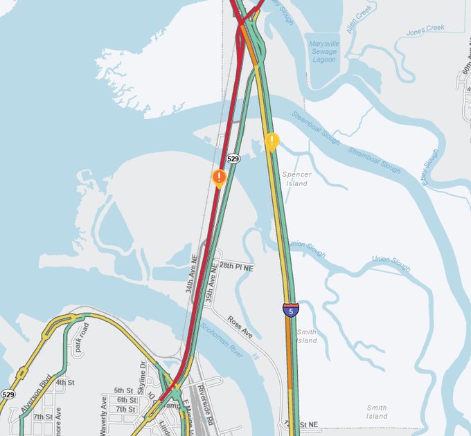 ОНОВЛЕННЯ 2: Southbound SR 529 залишається
