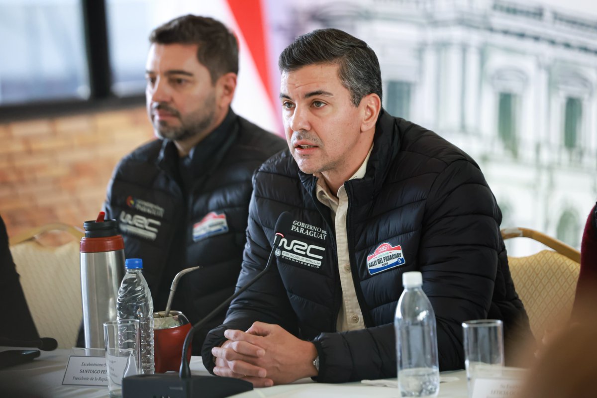 SantiPenap's tweet photo. Mantuve un encuentro con la Comisión de Grandes Eventos Deportivos para evaluar los avances rumbo a dos desafíos que nos llenan de orgullo: los Juegos Panamericanos Junior Asunción 2025 y el WRC Rally del Paraguay 2025. Reiteré todo mi respaldo a estos eventos y pedí redoblar esfuerzos. Paraguay tiene todo para destacarse y demostrar al mundo su capacidad de organización, pasión y talento.